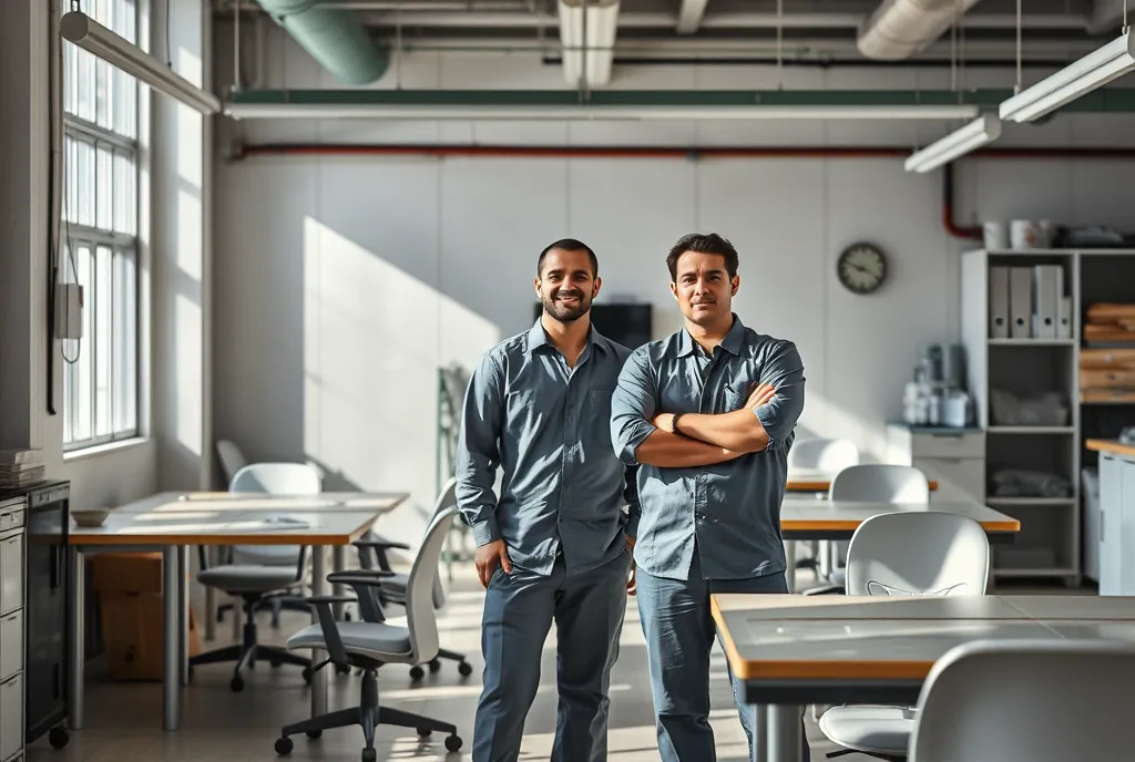 Equipo de vaciado de oficinas